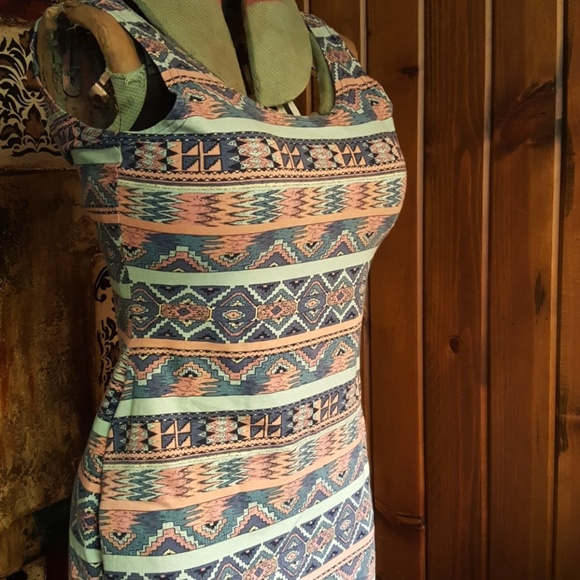 Females  Sunset Plaza  Aztec Tank Dress - Picture 2 of 8